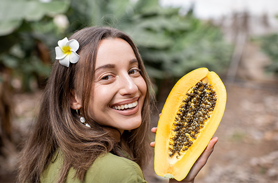 Enzyme peeling for a fresh summer skin Enzyme peeling for a fresh summer skin